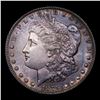 Image 2 : 1879-s Colorfully Toned Rev 78 Top 100 Vam 39 Morgan Dollar $1 Grades Select Unc
