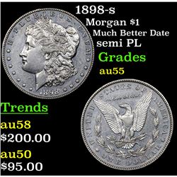 1898-s Morgan Dollar $1 Grades Choice AU
