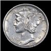 Image 2 : 1924-s Mercury Dime 10c Grades AU, Almost Unc