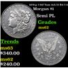 Image 1 : 1878-p 7/8tf Vam 41A I3 R4 7/4 Morgan Dollar $1 Grades Select Unc