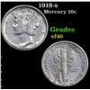 Image 1 : 1918-s Mercury Dime 10c Grades xf