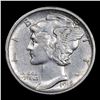 Image 2 : 1918-s Mercury Dime 10c Grades xf