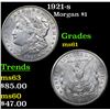 Image 1 : 1921-s Morgan Dollar $1 Grades BU+