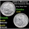 Image 1 : 1923-s Monroe Old Commem Half Dollar 50c Grades Choice AU/BU Slider