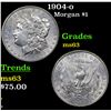 Image 1 : 1904-o Morgan Dollar $1 Grades Select Unc