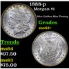 Image 1 : 1888-p Morgan Dollar $1 Grades Select+ Unc