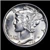 Image 2 : 1936-p Mercury Dime 10c Grades Choice+ Unc