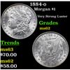 Image 1 : 1884-o Morgan Dollar $1 Grades Select Unc