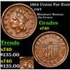 Image 1 : 1864 Union For Ever Civil War Token 1c Grades xf