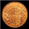 Image 2 : 1864 Two Cent Piece 2c Grades Unc Details
