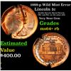 Image 1 : 1988-p Wild Mint Error Lincoln Cent 1c Grades Choice+ Unc RB