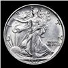 Image 2 : 1917-p Walking Liberty Half Dollar 50c Grades Select Unc