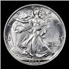 Image 2 : 1935-p Walking Liberty Half Dollar 50c Grades Choice Unc