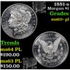 Image 1 : 1881-s Morgan Dollar $1 Grades Select Unc+ PL