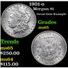 Image 1 : 1901-o Morgan Dollar $1 Grades GEM Unc