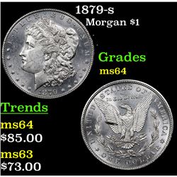1879-s Morgan Dollar $1 Grades Choice Unc