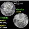 Image 1 : 1879-s Morgan Dollar $1 Grades Choice Unc