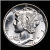 Image 2 : 1936-d Mercury Dime 10c Grades GEM++ Unc