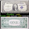 Image 1 : *Star Note * 1935F $1 Blue Seal Silver Certificate Low Serial Number Grades Select+ CU