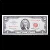 Image 2 : 1963A $2 Red seal United States Note Grades Gem++ CU