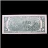 Image 3 : 1976 $2 Federal Reserve Note 1st Day of Issue, with Stamp Grades Gem++ CU