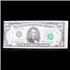 Image 2 : 1969A $5 Mint Error Green Seal Federal Reserve Note (St.louis, Missouri) Grades Gem CU