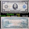 Image 1 : 1914 $20 Large Seize Federal Reserve Note Chicago, IL 7-G Grades vf, very fine
