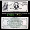 Image 1 : Proof 1875 $1000 Bureau of Engraving & Printing Legal Tender Note Grades Proof