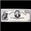 Image 2 : Proof 1875 $1000 Bureau of Engraving & Printing Legal Tender Note Grades Proof