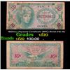 Image 1 : Military Payment Certificate (MPC) Series 641 10c Grades vf, very fine