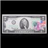 Image 6 : 4x 1976 $2 Federal Reserve Note 1st Day of Issue, with Stamp Grades Gem CU