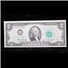 Image 2 : 50X 1976 $2 Green Seal Federal Reserve Note's (Boston, MA) Consecutive Serial Number's Grades CU