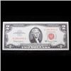 Image 2 : 50X 1963A $2 Red Seal United States Note's Consecutive Serial Number's Grades Gem CU