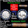 Image 1 : Buffalo Nickel Shotgun Roll in Old Bank Style 'Los Angeles Trust And Savins Bank'  Wrapper 1921 & d 