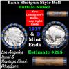 Image 1 : Buffalo Nickel Shotgun Roll in Old Bank Style 'Los Angeles Trust And Savins Bank'  Wrapper 1917 & d 