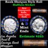 Image 1 : Buffalo Nickel Shotgun Roll in Old Bank Style 'Los Angeles Trust And Savins Bank'  Wrapper 1919 & d 