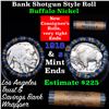 Image 1 : Buffalo Nickel Shotgun Roll in Old Bank Style 'Los Angeles Trust And Savins Bank'  Wrapper 1918 & s 