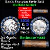 Image 1 : Buffalo Nickel Shotgun Roll in Old Bank Style 'Los Angeles Trust And Savins Bank'  Wrapper 1916 & d 