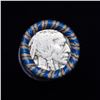 Image 2 : Buffalo Nickel Shotgun Roll in Old Bank Style 'Los Angeles Trust And Savins Bank'  Wrapper 1917 & d 