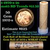 Image 1 : Uncirculated Shotgun Lincoln 1c roll, 1970-s 50 pcs Brandt Wrapper