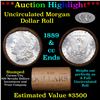 Image 1 : ***Auction Highlight*** 1889 & CC Uncirculated Morgan Dollar Shotgun Roll (fc)