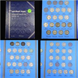Near Complete Jefferson Nickel Book 1939-1961 57 coins