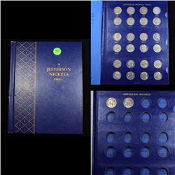 Partial Jefferson Nickel Book 1965-1976 25 coins