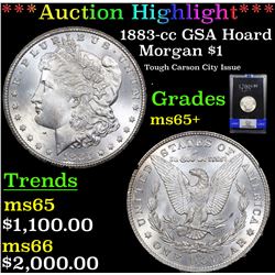 ***Auction Highlight*** NGC 1883-cc GSA Hoard Morgan Dollar $1 Graded ms65+ By NGC (fc)