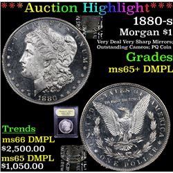 ***Auction Highlight*** 1880-s Morgan Dollar $1 Graded GEM+ DMPL By USCG (fc)