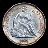 Image 2 : ***Auction Highlight*** 1861/0-p FS-301 Seated Liberty Half Dime 1/2 10c Graded Select+ Unc BY USCG 