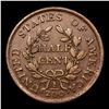 Image 3 : ***Auction Highlight*** 1804 C-8 'Spiked Chin' Draped Bust Half Cent 1/2c Graded xf+ By USCG (fc)