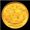 Image 3 : ***Auction Highlight*** 1856 Slanted 5 Ty3 Gold Dollar $1 Graded Choice+ Unc By USCG (fc)