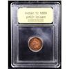 Image 4 : Proof ***Auction Highlight*** 1889 Indian Cent 1c Graded select+ proof Red Cam BY USCG (fc)