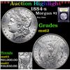 Image 1 : ***Auction Highlight*** 1884-s Morgan Dollar $1 Graded Select Unc By USCG (fc)
